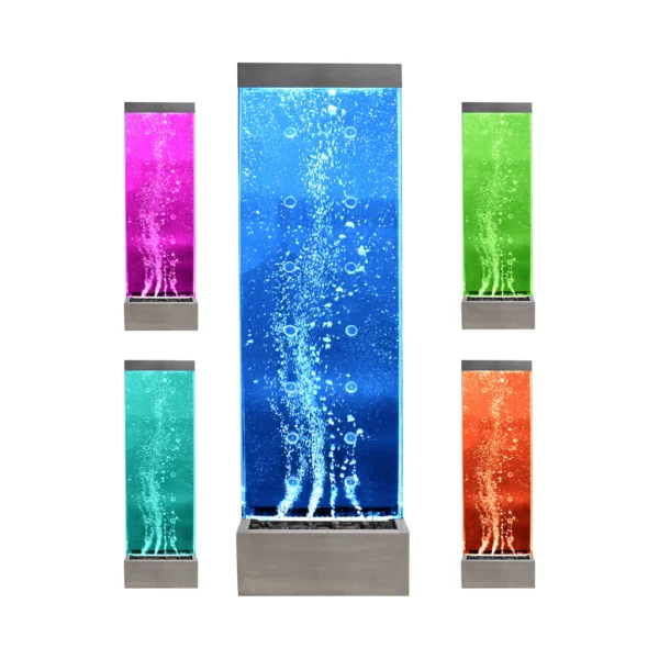 Large Floor Standing Dancing LED Bubble Wall Water Feature 600S 72 - Image 5