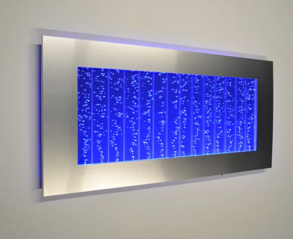 Horizontal Wall Mount LED Bubble Wall Indoor Fountain Water Feature 45" 500WM - Image 4