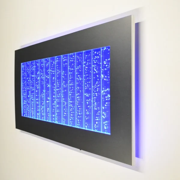 Horizontal Wall Mount LED Bubble Wall Indoor Fountain Water Feature 45" 500WM - Image 8